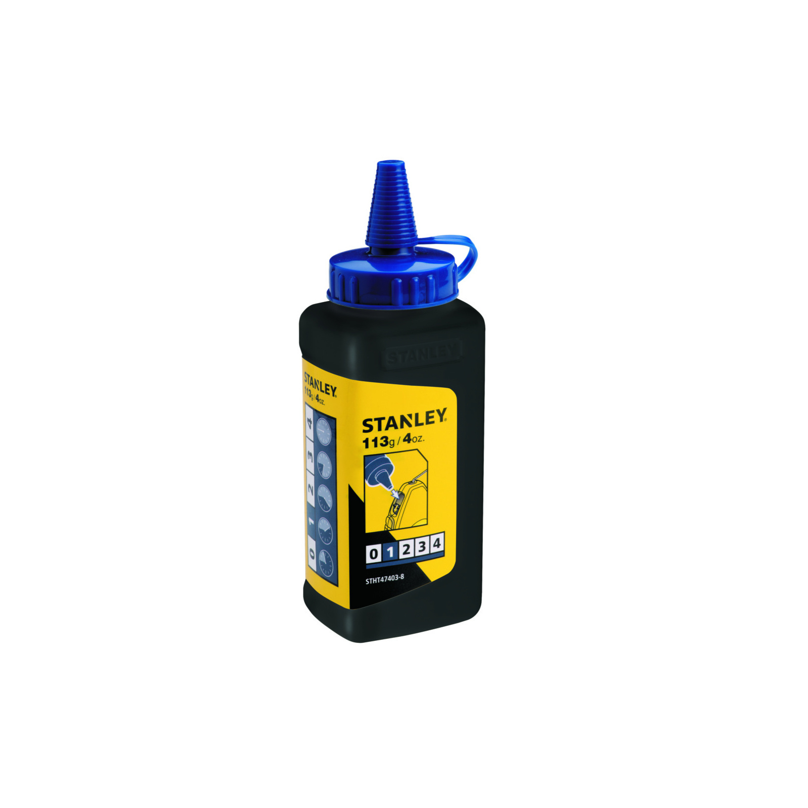 Stanley FatMax Extreme Chalk Box with 4 oz. Bottle of Blue Chalk